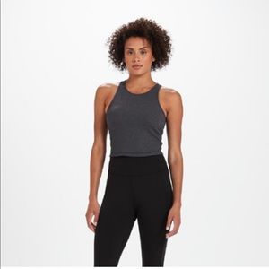 Vuori Plyo Tank Top in Charcoal Heather
